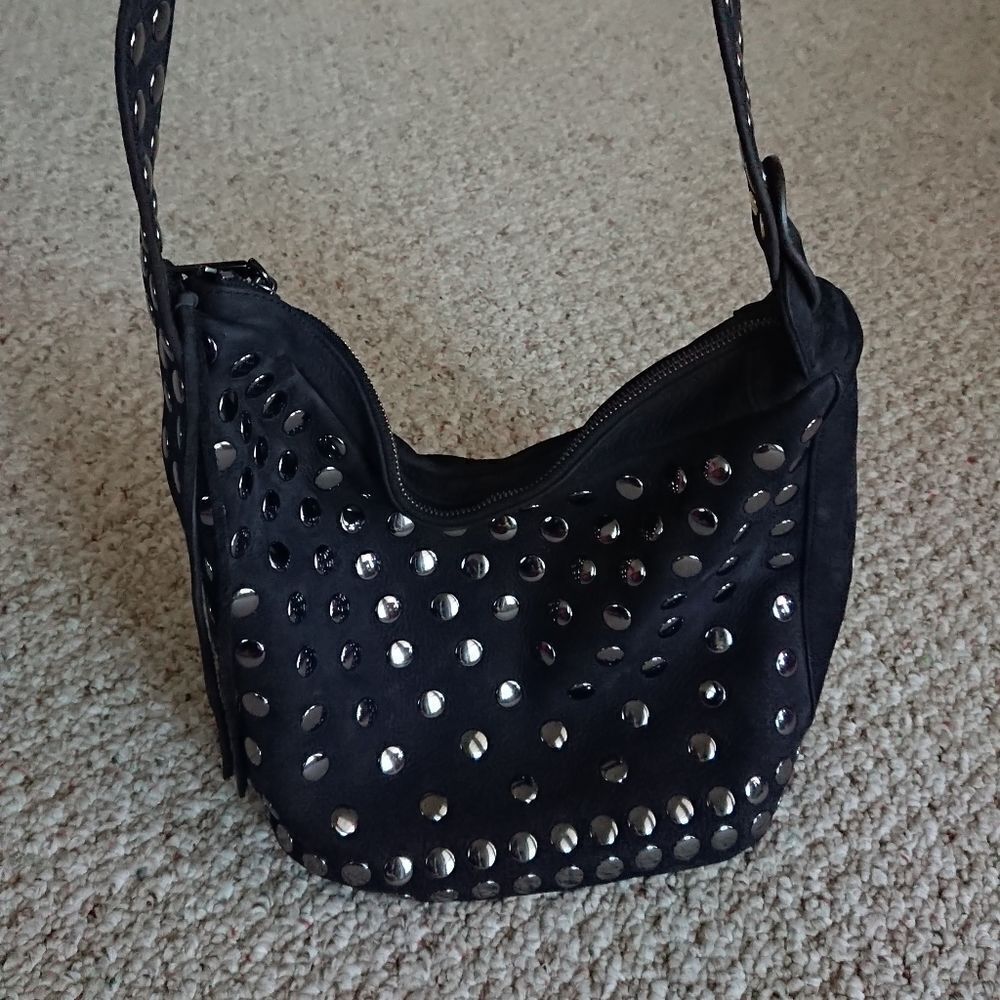 Rebecca Minkoff Studed pebble Crossbody Bag - Picture 2 of 13